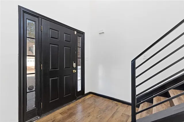 a view of an entryway