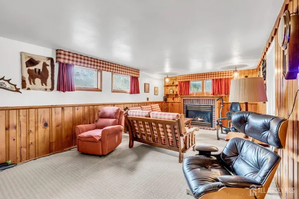 a bedroom with furniture and a couch