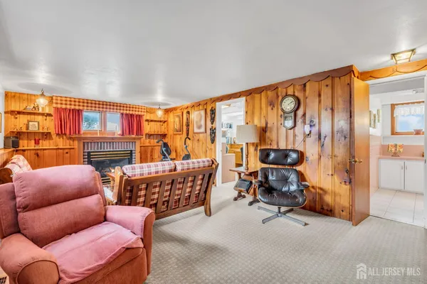 a outdoor living space with furniture