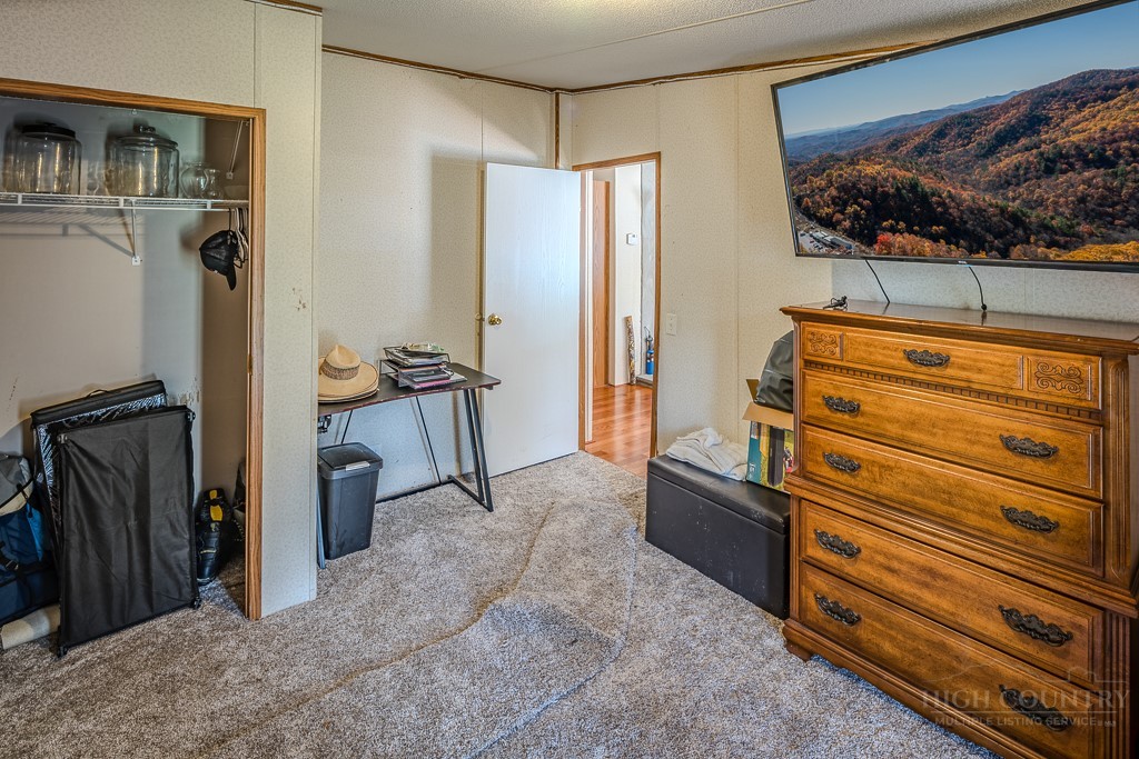 461 Reuben Wooten Road Banner Elk, NC 28604 - Photo 25 of 39 a view of walk in closet with clothes and shoes