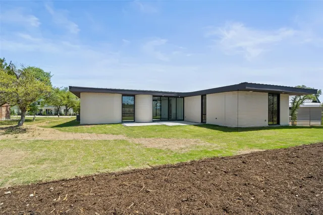 a house with a outdoor space