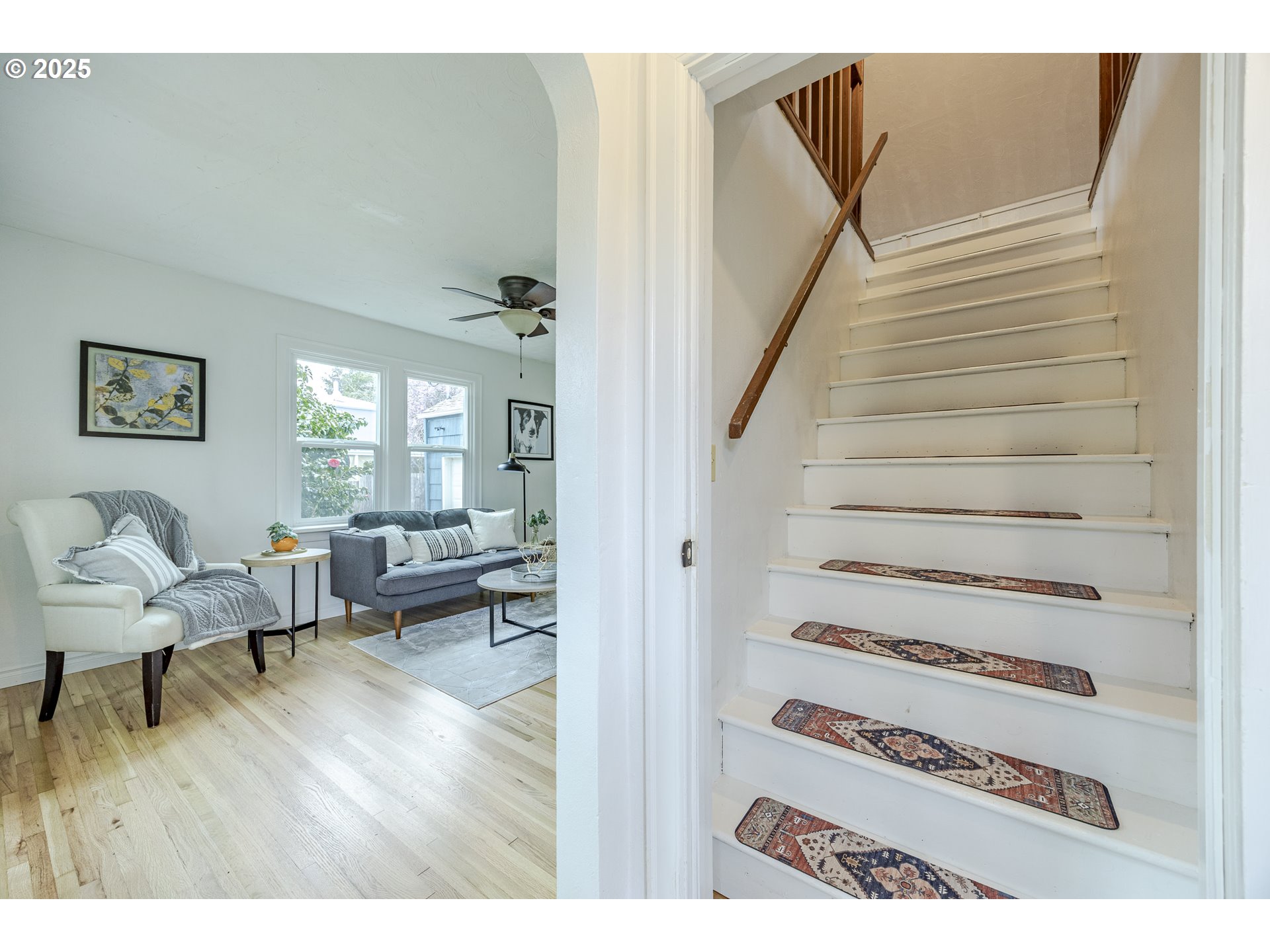 3797 Kincaid Street Eugene, OR 97405 - Photo 6 of 37 a view of livingroom with furniture and wooden floor