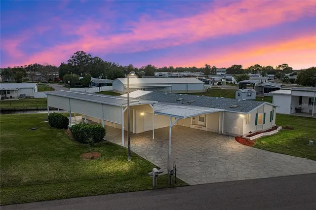 a aerial view of a house