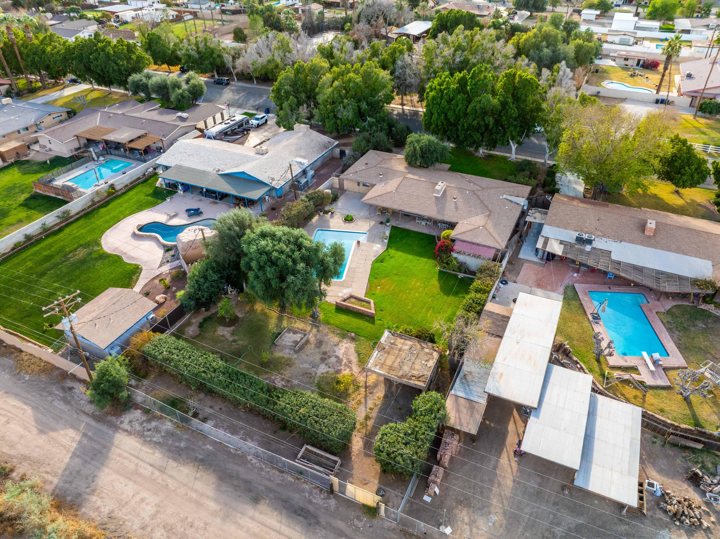 167 Santa Rosa Road El Centro, CA 92243 - Photo 44 of 50 an aerial view of a house with a yard