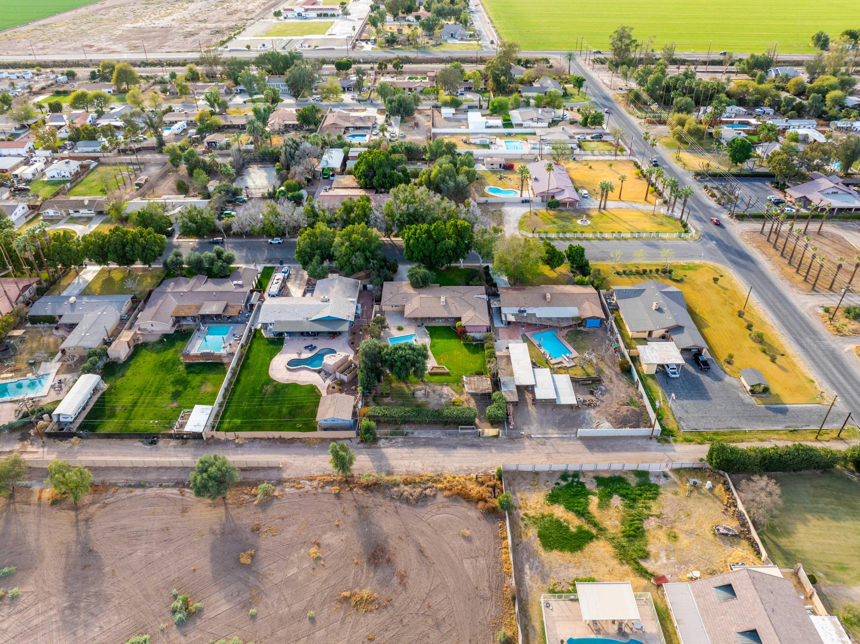 167 Santa Rosa Road El Centro, CA 92243 - Photo 45 of 50 an aerial view of residential houses with outdoor space