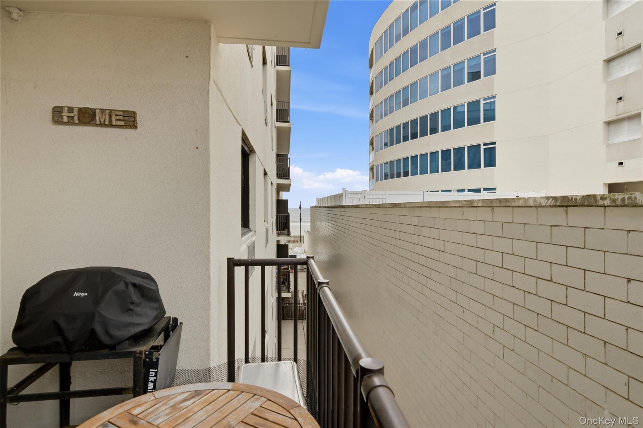420 Shore Road, Unit 3M Long Beach, NY 11561 - Photo 9 of 23 partial ocean view from terrace