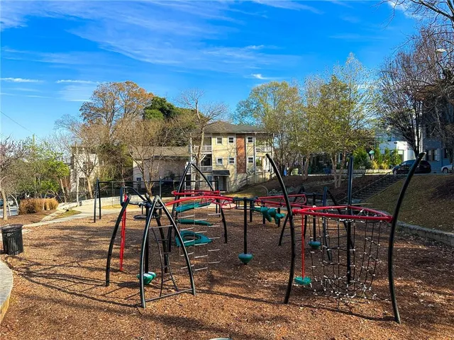 a view of a chairs and tables in the patio