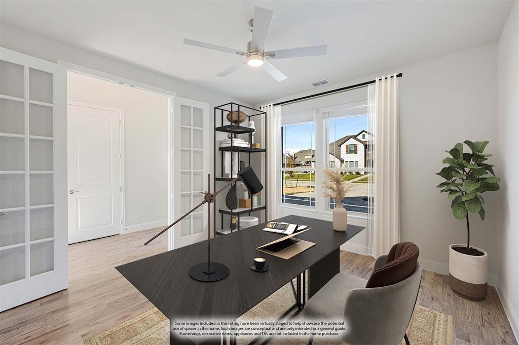 5622 Rowlan Row Midlothian, TX 76065 - Photo 7 of 39 a living room with furniture and a potted plant