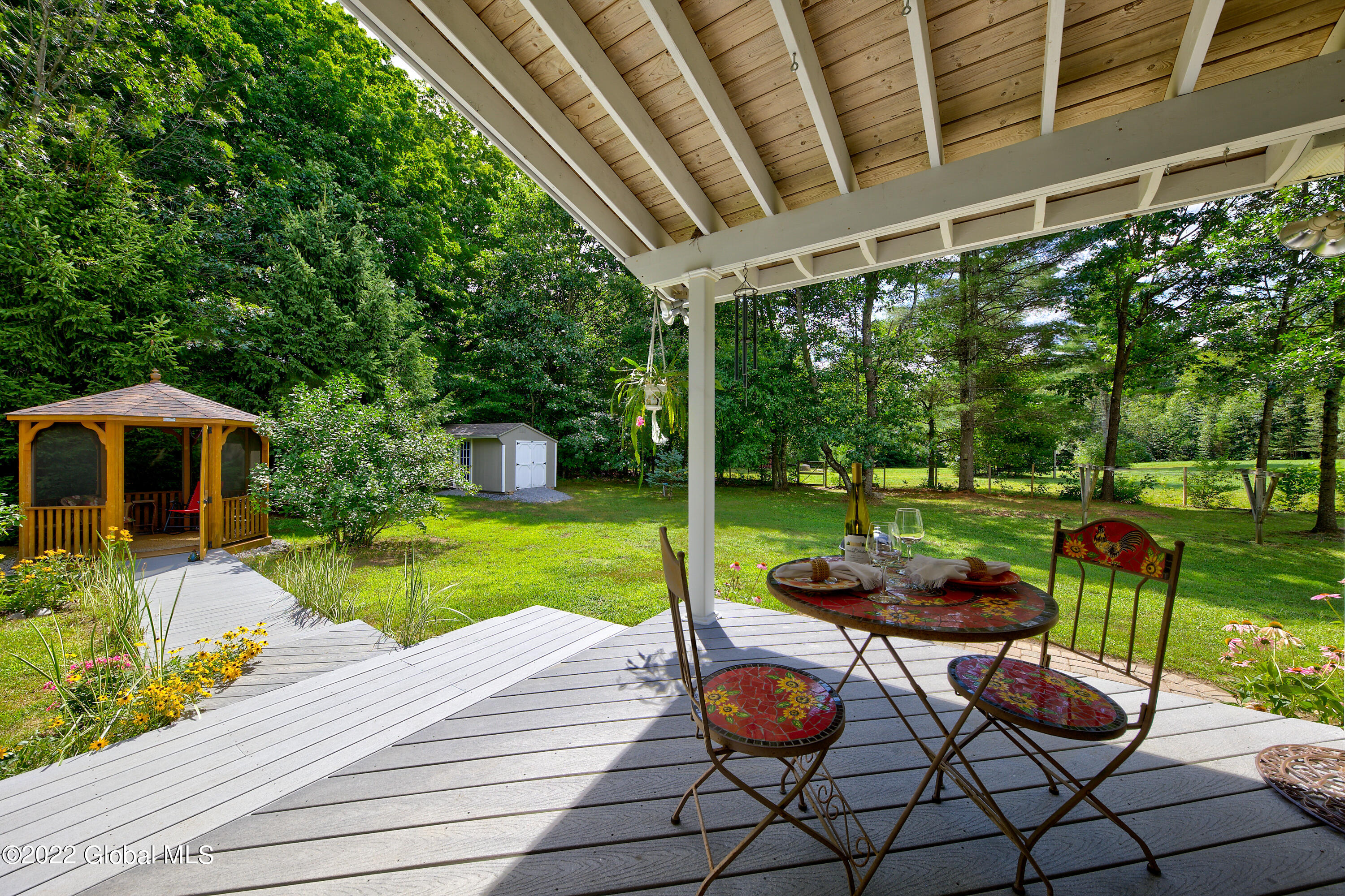 112 Middle Grove Road Greenfield, NY 12866 - Photo 29 of 44 Back Porch - Gazebo