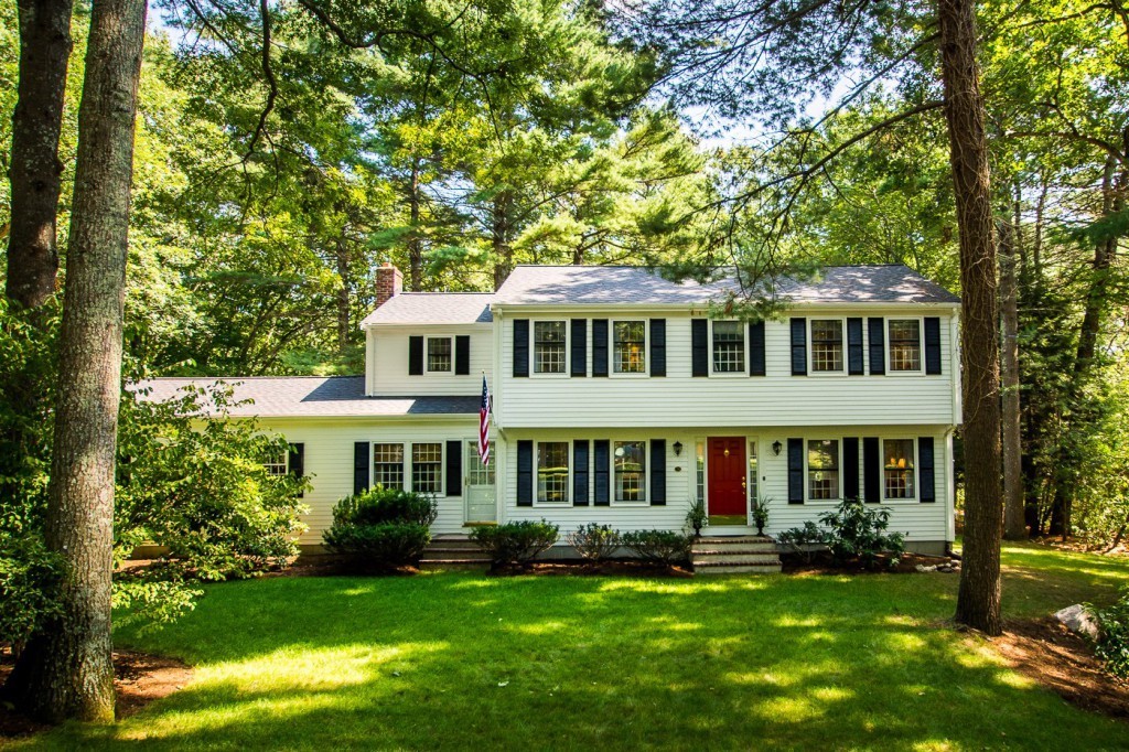 21 Lee Road Medfield, MA 02052 - Photo 1 of 30 a front view of a house with a yard