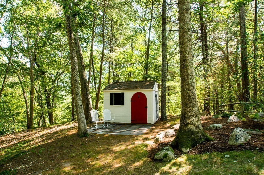 21 Lee Road Medfield, MA 02052 - Photo 29 of 30 a view of a yard with large trees