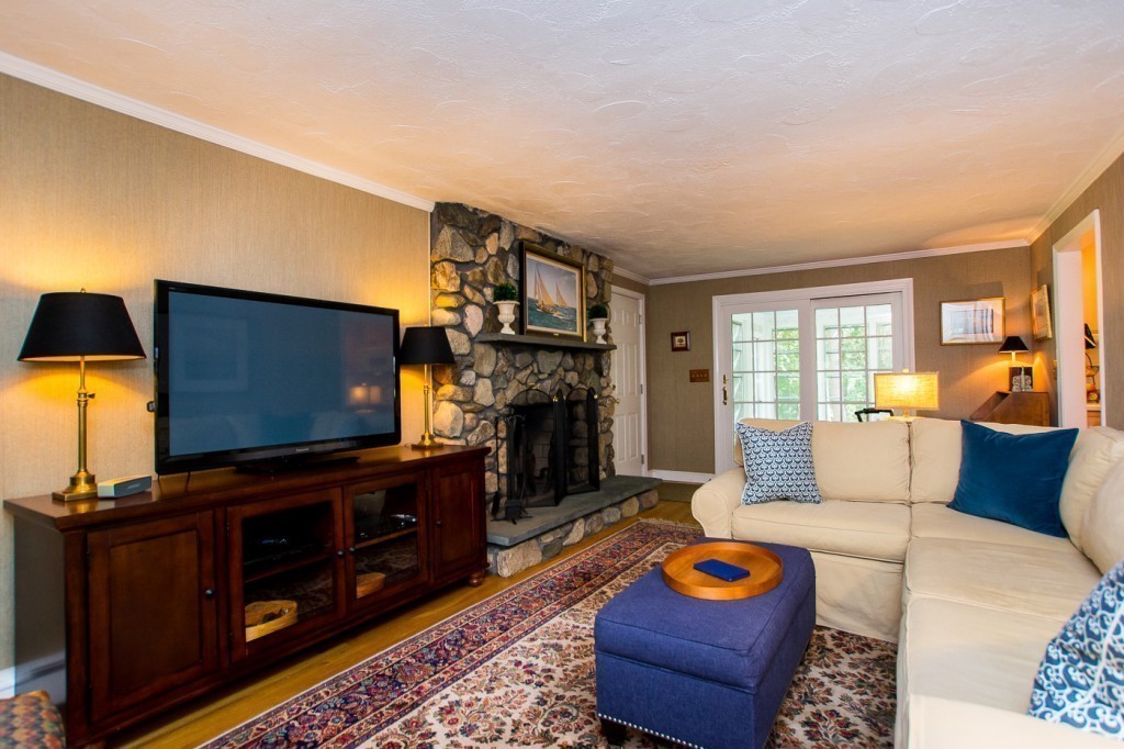 21 Lee Road Medfield, MA 02052 - Photo 7 of 30 a living room with furniture and a flat screen tv