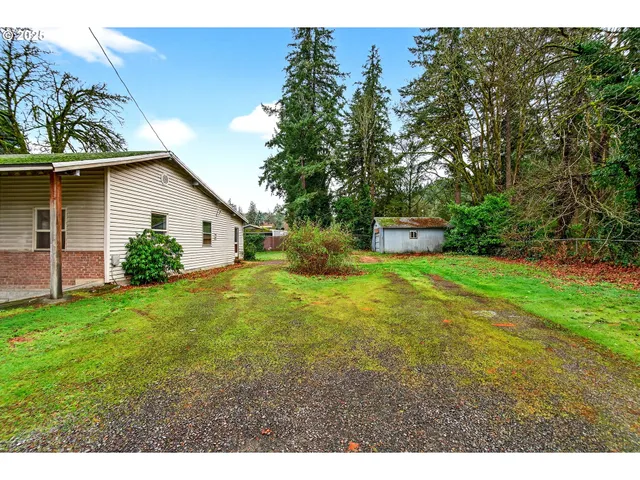 a house with a outdoor space