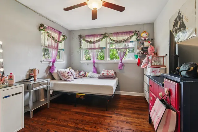 a very nice looking room with a large window