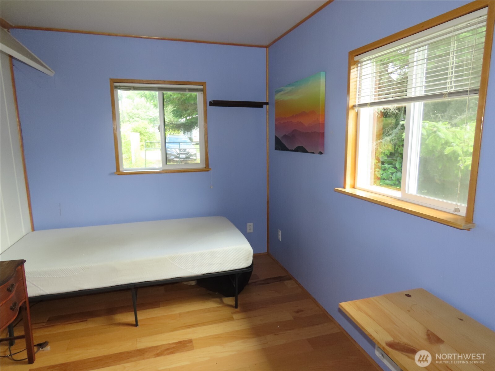 845 Schmid Road Grayland, WA 98547 - Photo 17 of 34 a room with a bed and a window