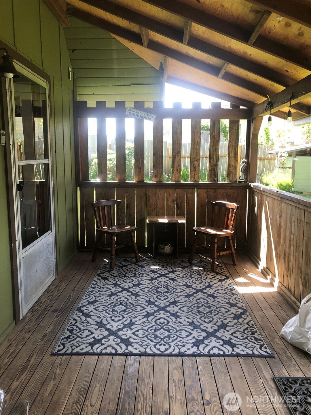 845 Schmid Road Grayland, WA 98547 - Photo 30 of 34 a view of a chairs and a table in a patio
