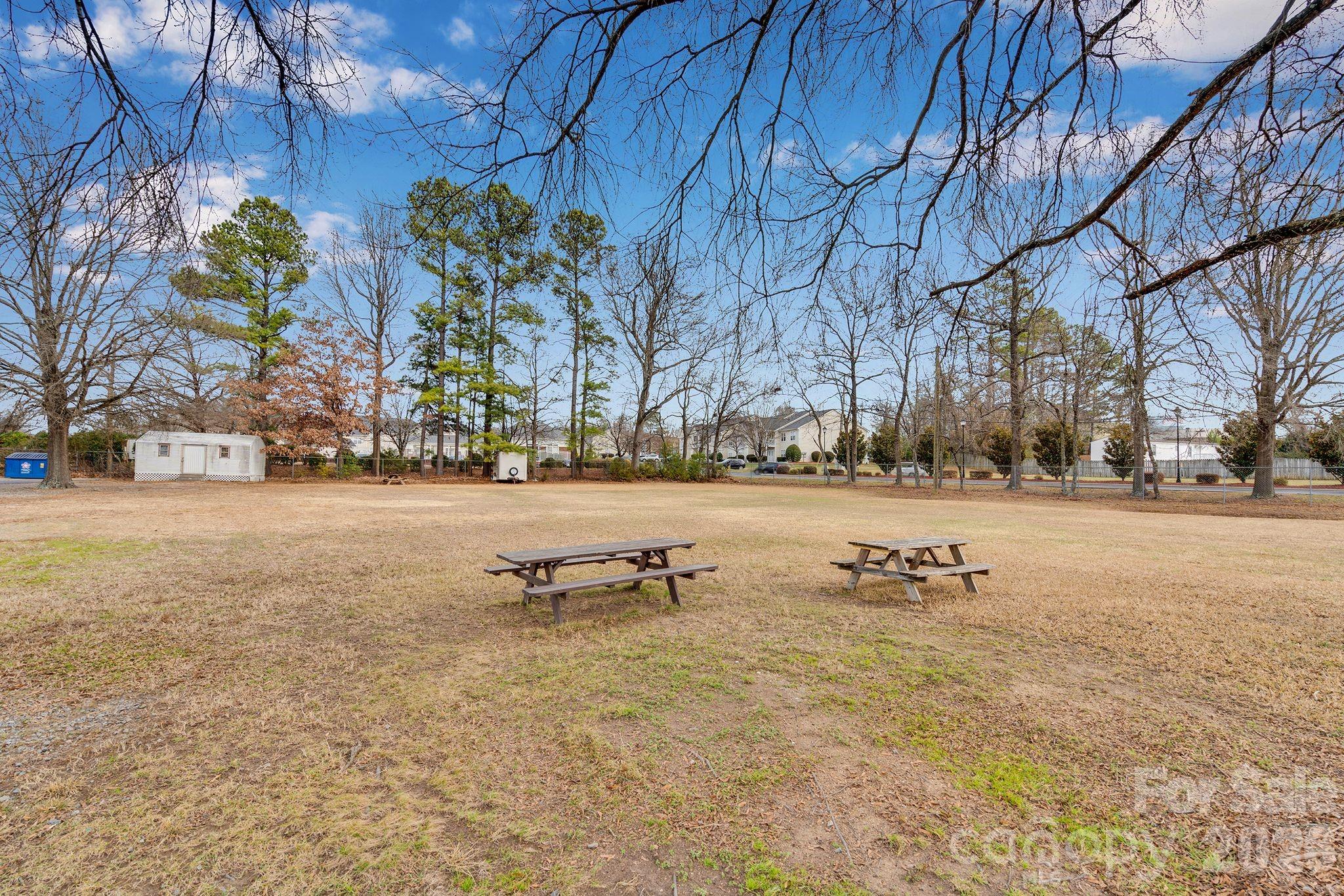 0 Rock Hill Church Road Concord, NC 28027 - Photo 2 of 9 a view of park with bench and trees
