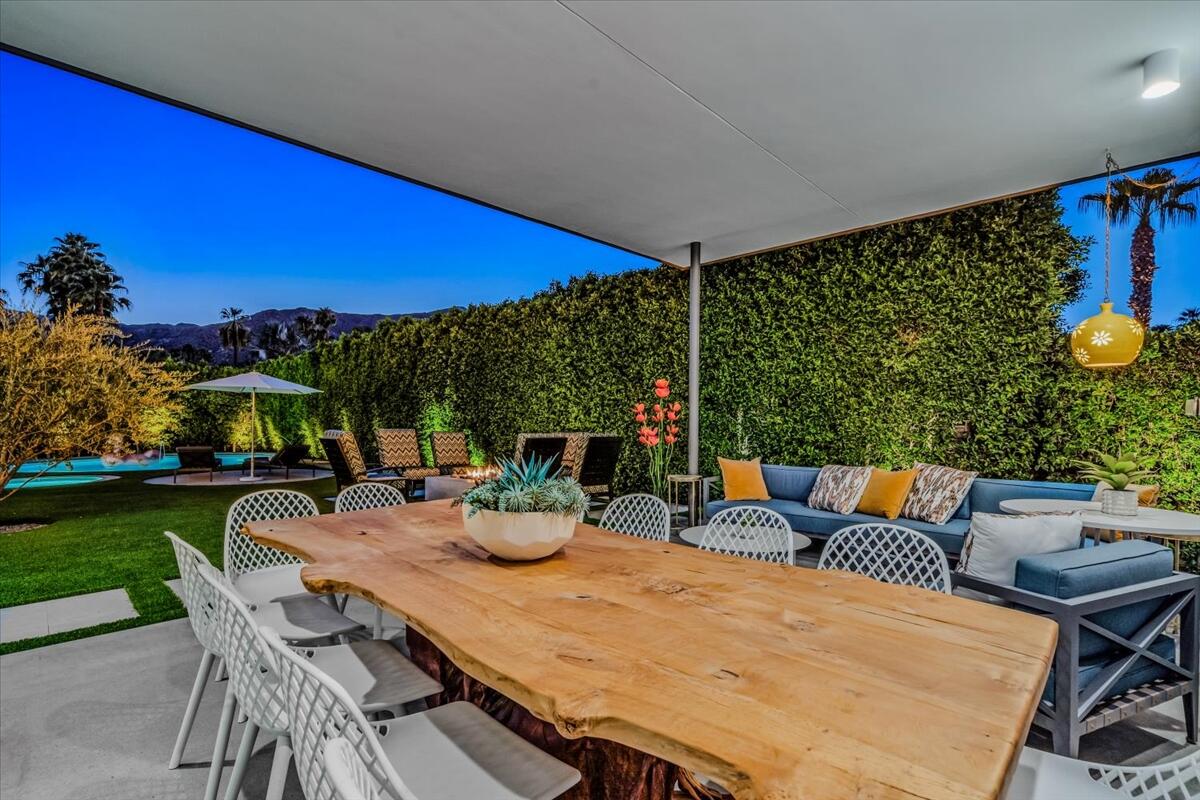 71466 San Gorgonio Road Rancho Mirage, CA 92270 - Photo 10 of 81 a outdoor space with furniture and garden view