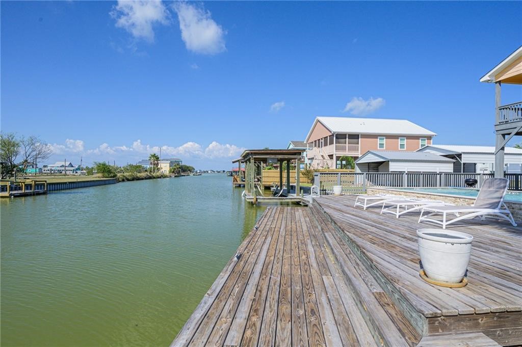 102 Ball Street Rockport, TX 78382 - Photo 36 of 40 a view of a house with pool