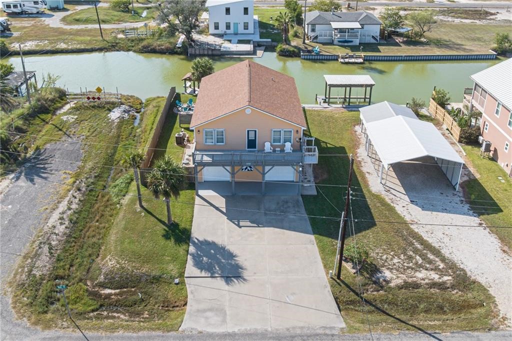 102 Ball Street Rockport, TX 78382 - Photo 38 of 40 an aerial view of a house with outdoor space