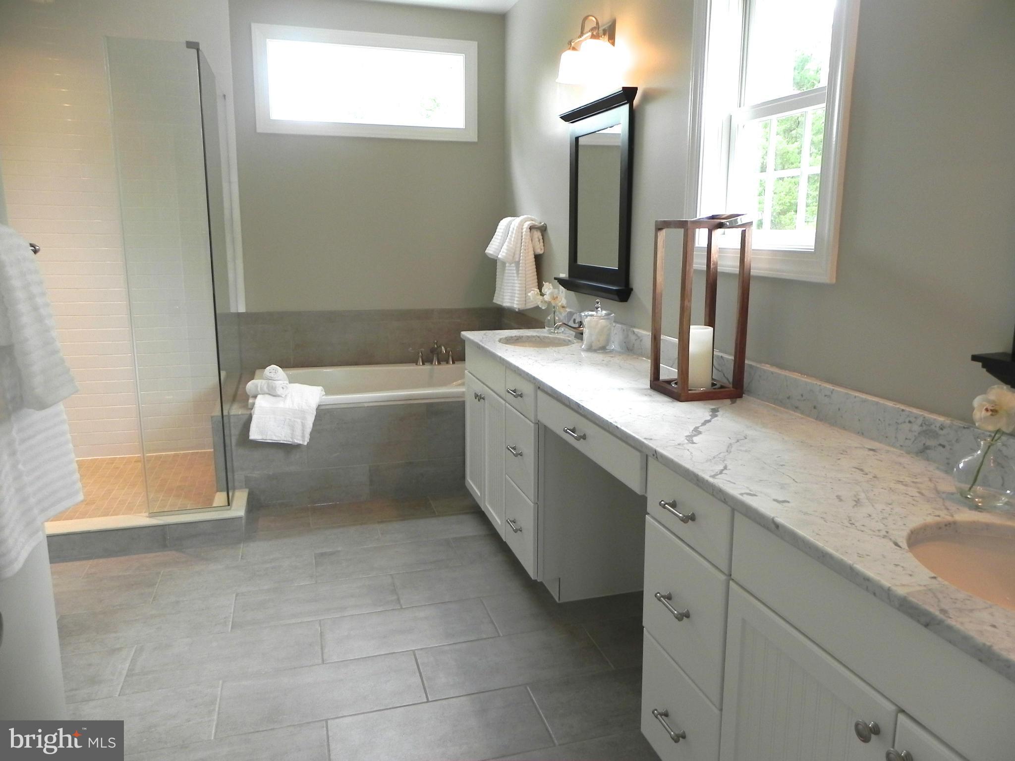 2 Chase Road Annapolis, MD 21409 - Photo 14 of 29 Master bath with double sink and beautiful shower.