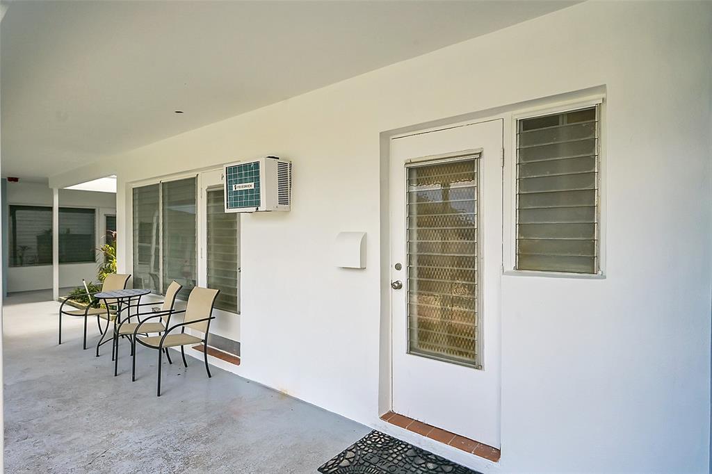 1110 North Riverside Drive, Unit 14 Pompano Beach, FL 33062 - Photo 16 of 56 Your Future Homes Entrance is a 1st Floor Corner Unit is POOLSIDE with Your Assigned Parking Space "E" is Close By. Enjoy your Pool Side Front Porch as well as Pool Side Views from Inside Your Home from the Kitchen & Living Room. Your Home is Perfect for Entertaining, ready for your Personal Touches and TLC and is a 2 Bedroom, 1 Bathroom and is 768 sq/ft. Welcome Home!