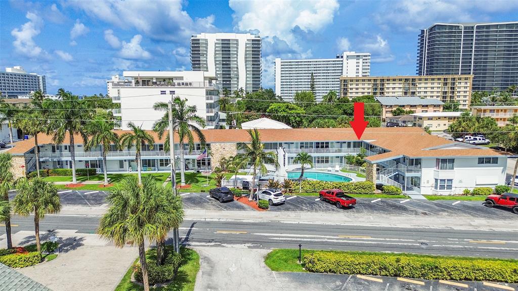 1110 North Riverside Drive, Unit 14 Pompano Beach, FL 33062 - Photo 10 of 56 WOW PUBLIC BEACH & OCEAN ACCESS only 1 BLOCK AWAY! 1st Floor Corner Unit. **PLUS** short distance to the Marriott to visit guests or Dine/Drink at the Seaside Grill or at the Bamboo Tiki Beach Bar which are a couple blocks away. "No Driving Required, Entertain, Visit & Have Fun without moving your car"!