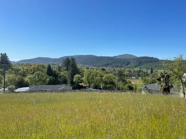 a view of lake and mountain