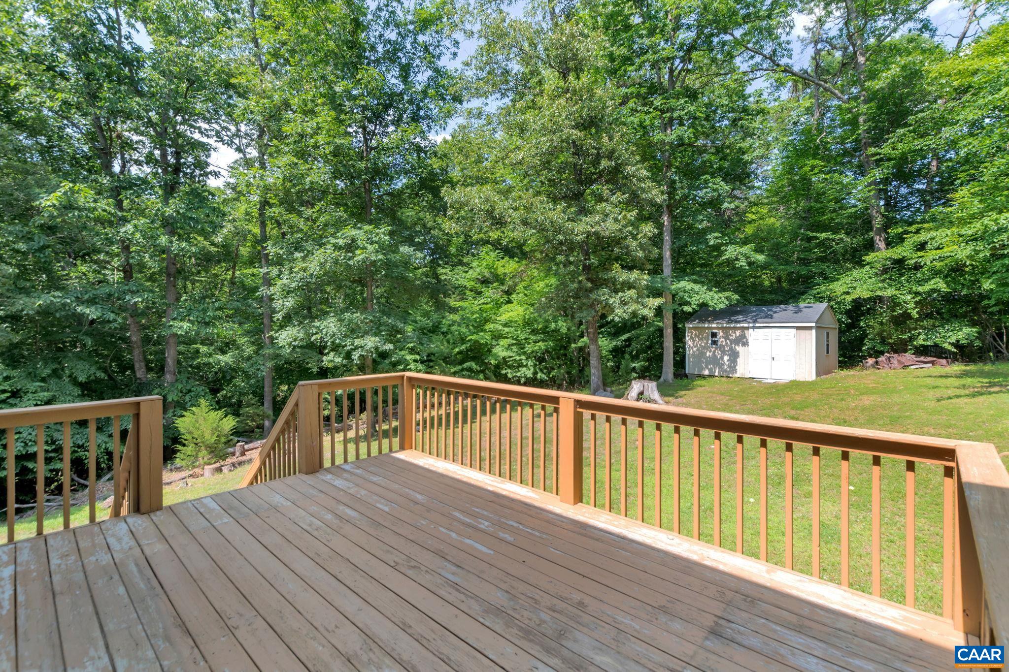 2 Riverside Drive Palmyra, VA 22963 - Photo 13 of 36 a view of balcony with deck and wooden floor