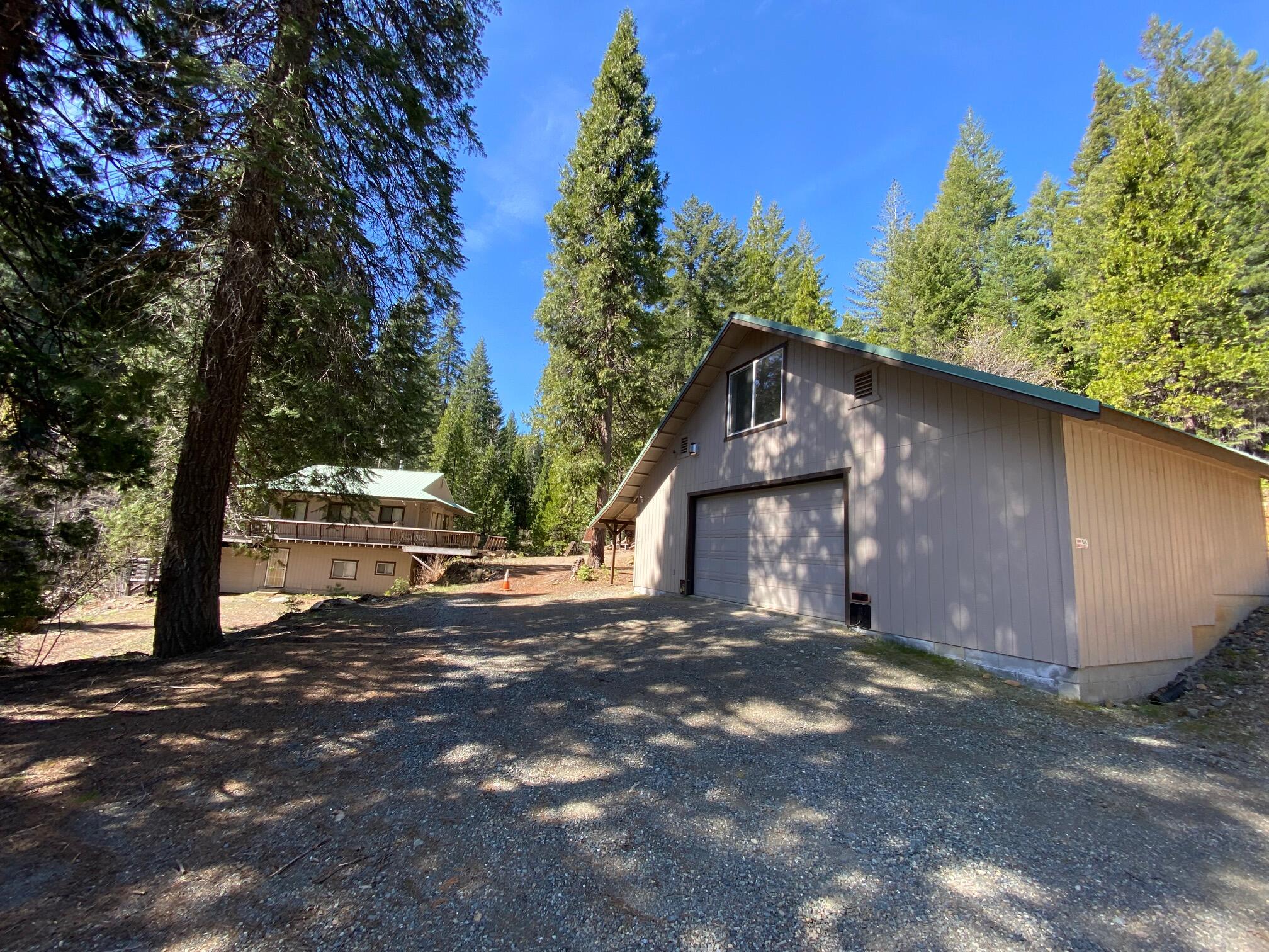 581 Mountain Aire Road Trinity Center, CA 96091 - Photo 45 of 48 Garage, shop and bathroom