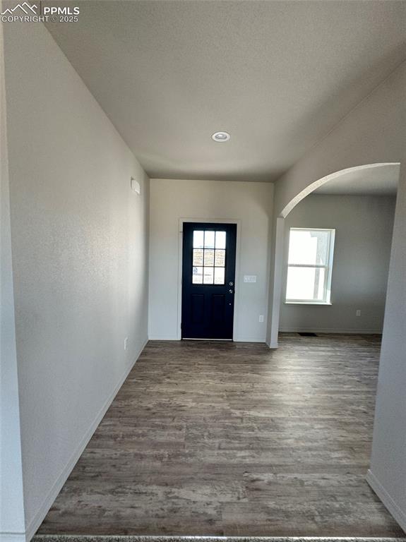 3955 Yoder Road Yoder, CO 80864 - Photo 7 of 27 Entrance foyer with hardwood / wood-style floors