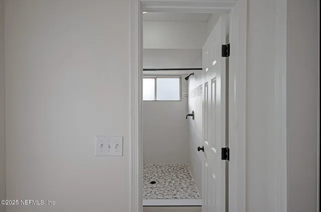 a view of front door