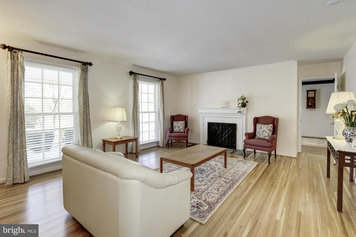 Gorgeous Refinished Hardwoods & Fireplace