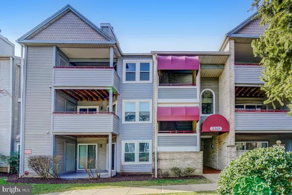 a front view of school