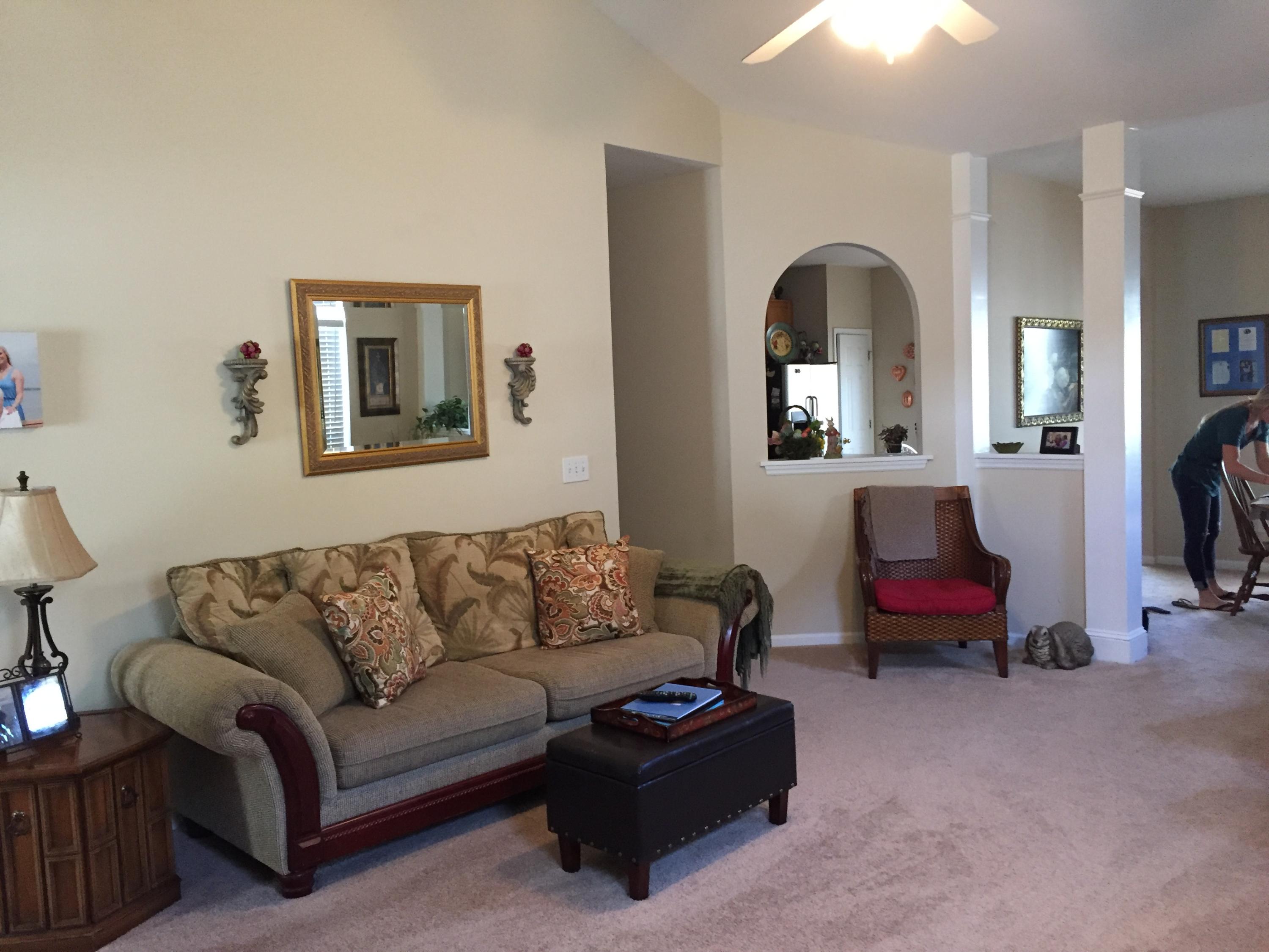 308 Rice Bay Drive Mount Pleasant, SC 29464 - Photo 5 of 15 Living Room w/ Pass Through to Kitchen