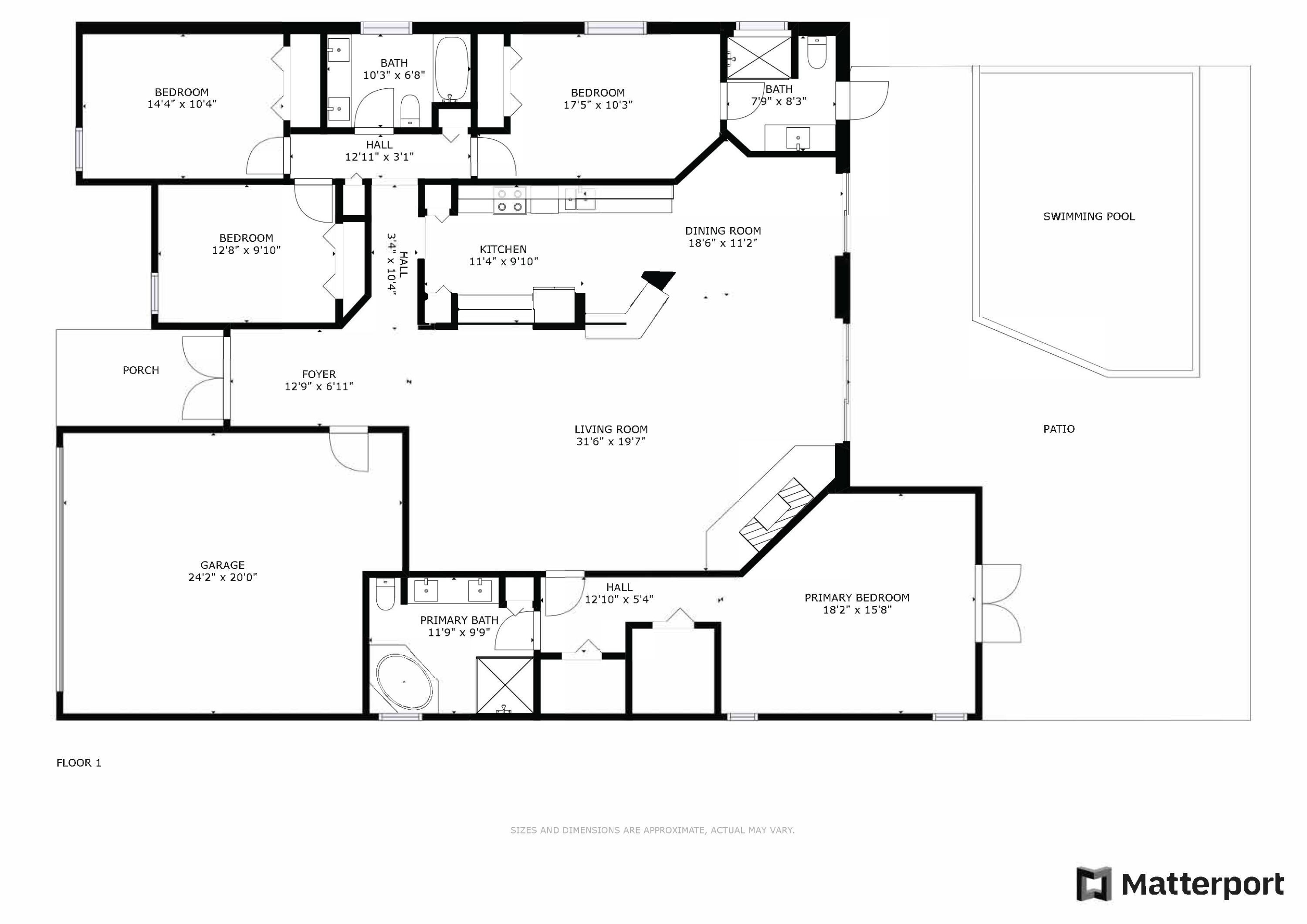 282 Northwest 69th Street Boca Raton, FL 33487 - Photo 25 of 25 Floor Plan