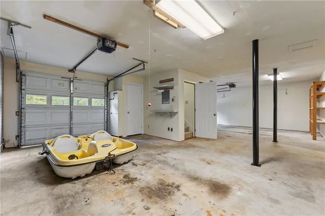 a bathroom with a tub and a shower