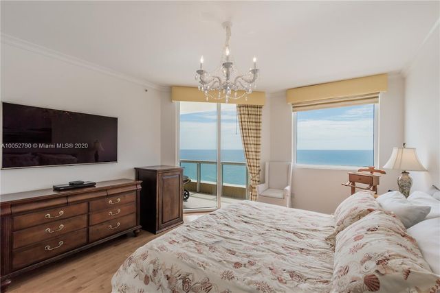 a bedroom with a bed and a television in it