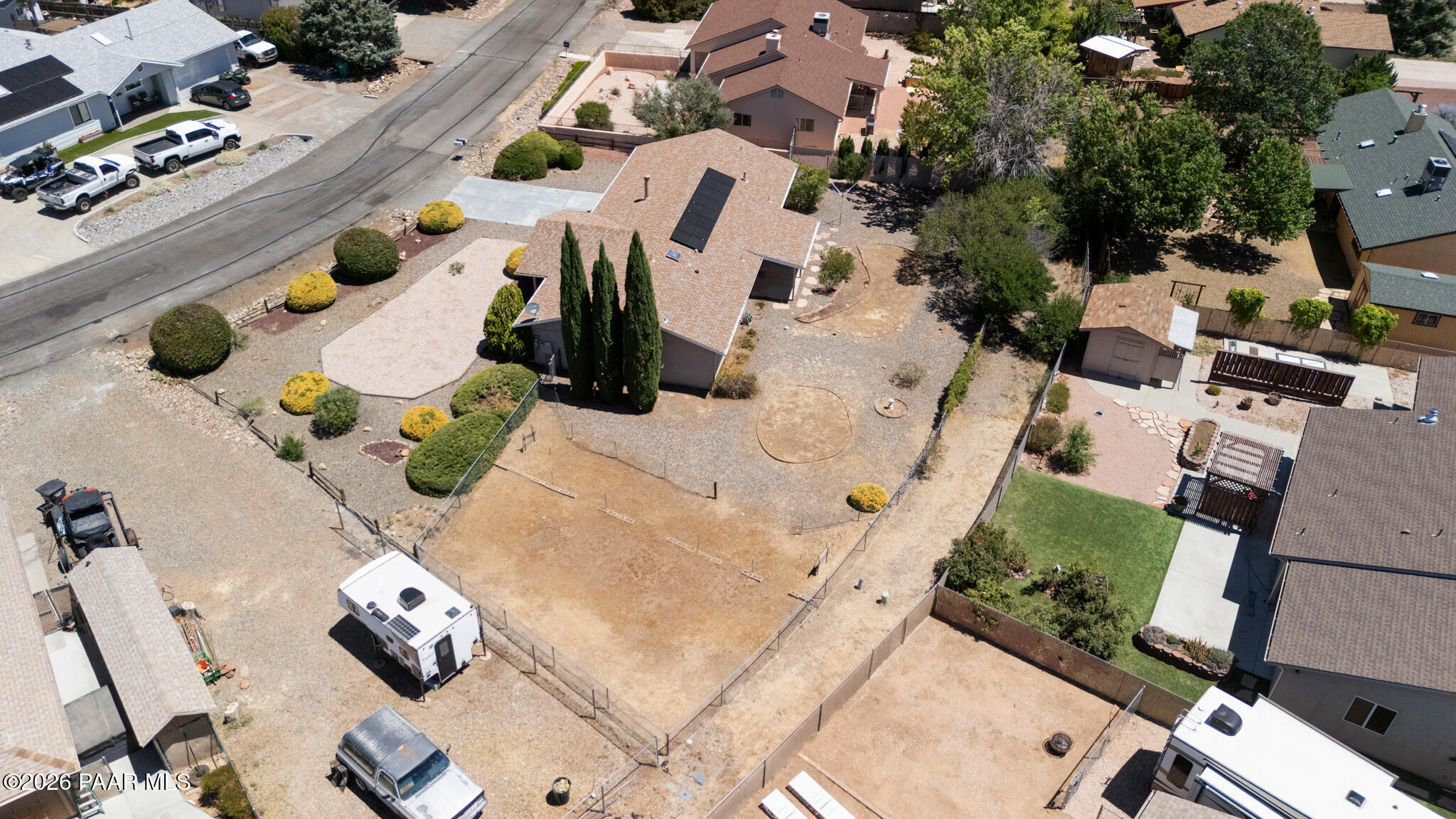 7607 East Cocopah Drive Prescott Valley, AZ 86314 - Photo 18 of 19 Aerial - 7607 E Cocopah Dr