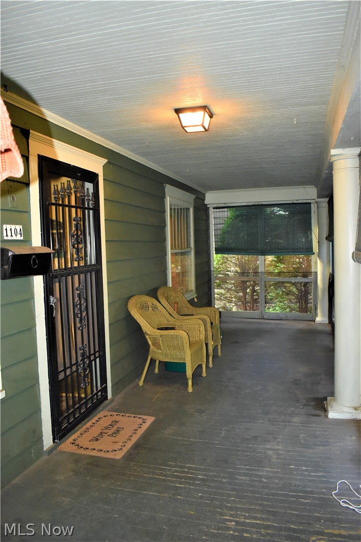 1104 Berwin Street Akron, OH 44310 - Photo 2 of 22 Private enclosed screened in front porch.