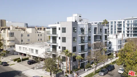 a large building with a street