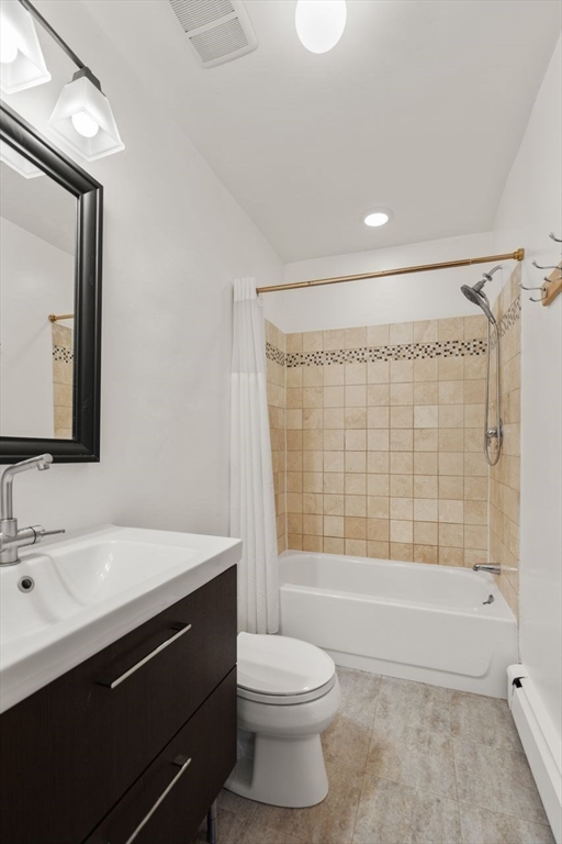 96 Brook Street, Unit 3 Brookline, MA 02445 - Photo 16 of 32 a bathroom with a sink a toilet and shower