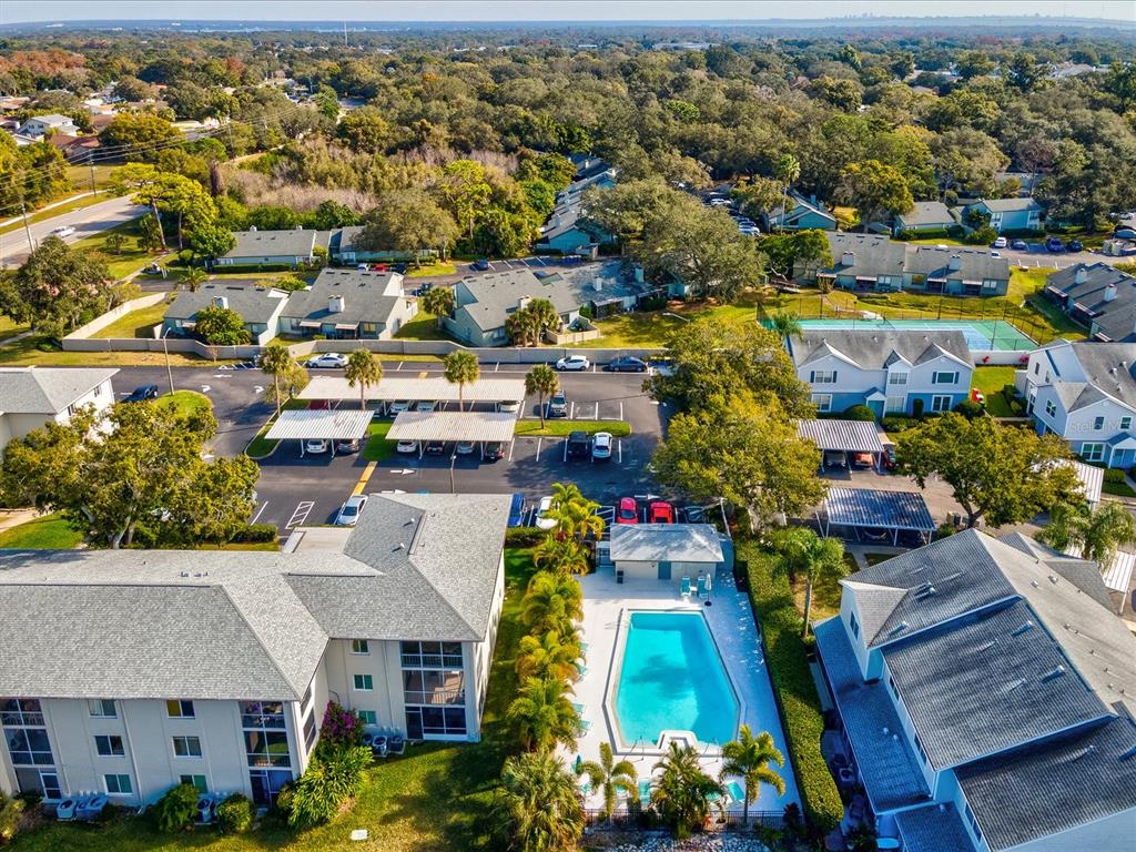 2737 Enterprise Road East, Unit 111 Clearwater, FL 33759 - Photo 28 of 28 an aerial view of multiple house