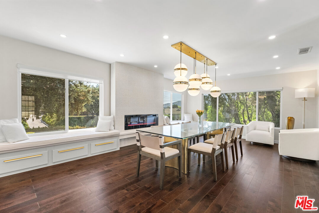 1823 Fern Lane Glendale, CA 91208 - Photo 7 of 30 a view of a dining room with furniture window and wooden floor
