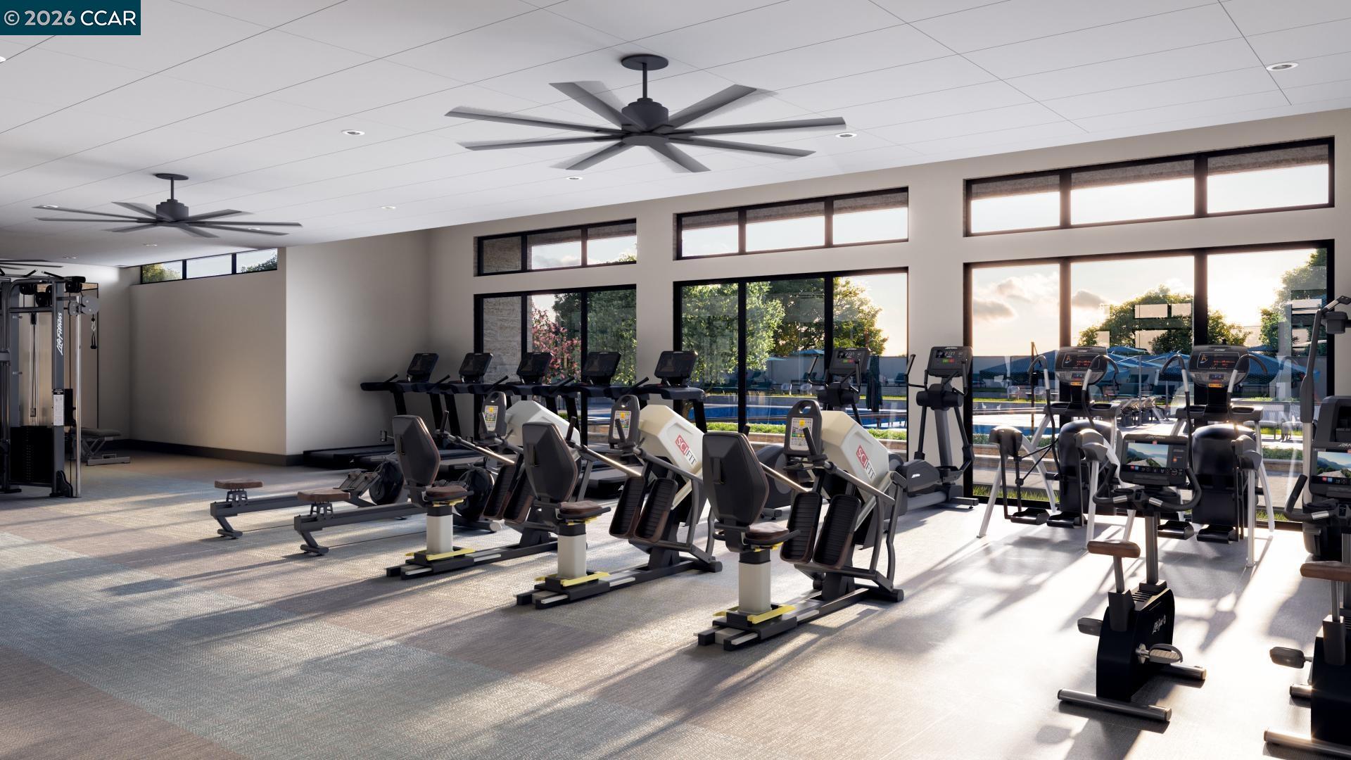 1885 Cascade Lane Tracy, CA 95377 - Photo 26 of 40 a view of a room with gym equipment