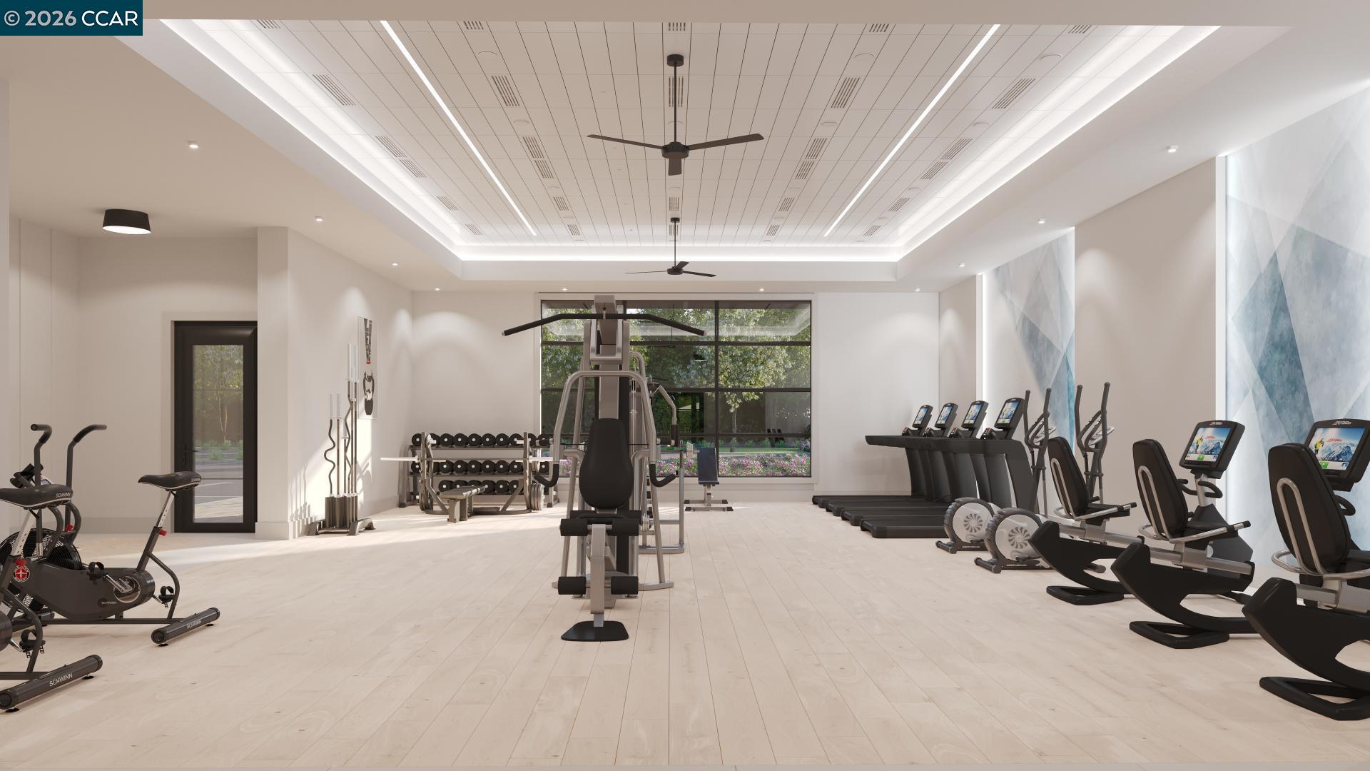 1885 Cascade Lane Tracy, CA 95377 - Photo 27 of 40 a view of a room with gym equipment
