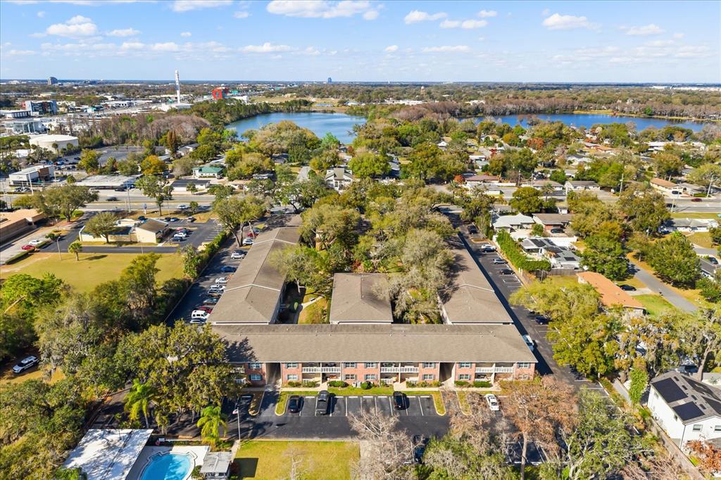 2500 Lee Road, Unit 122 Winter Park, FL 32789 - Photo 22 of 25 an aerial view of residential houses with outdoor space