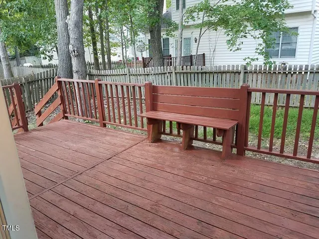 a view of a roof deck