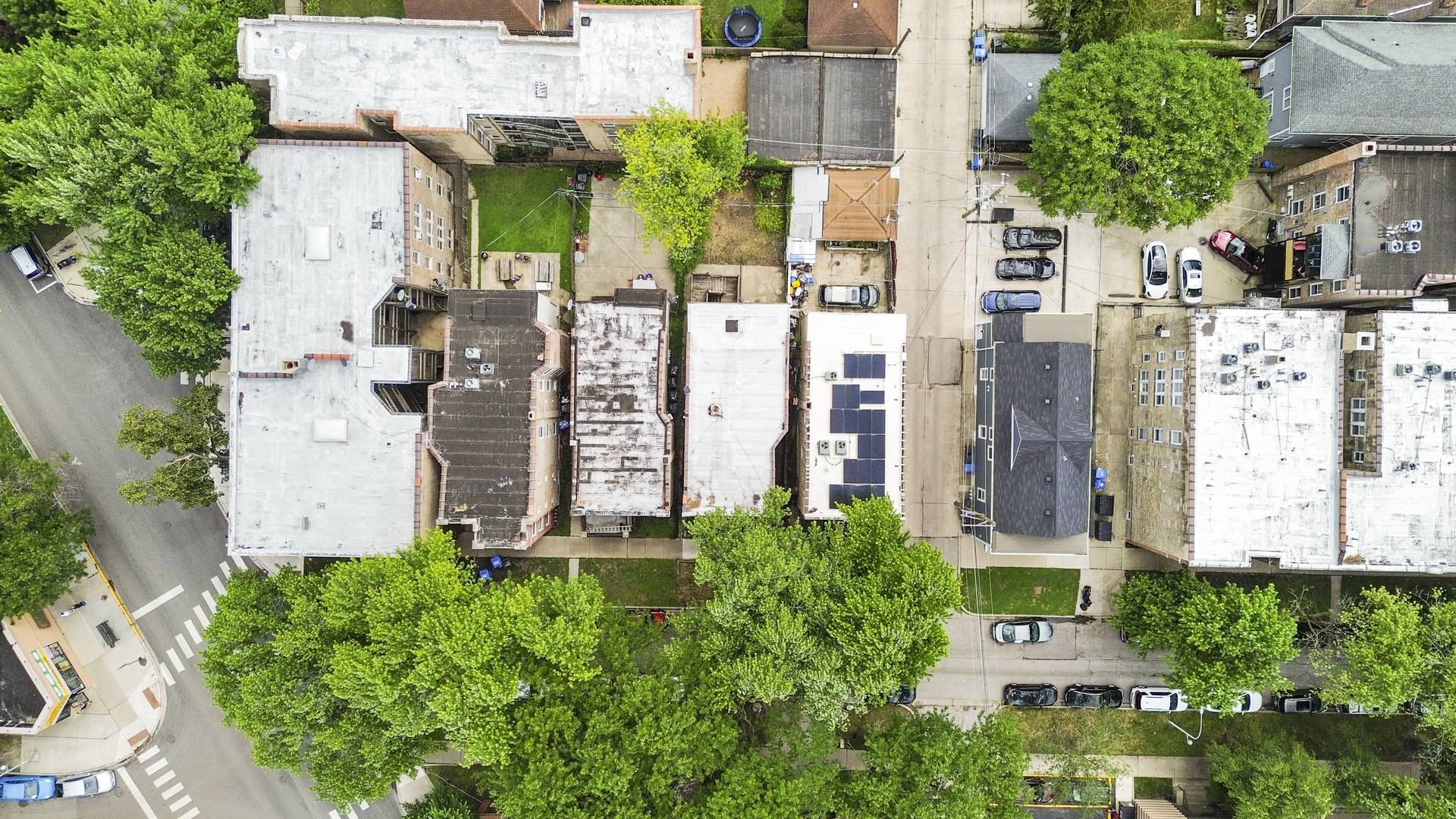 7223 North Damen Avenue Chicago, IL 60645 - Photo 3 of 37 an aerial view of residential houses with outdoor space and street view