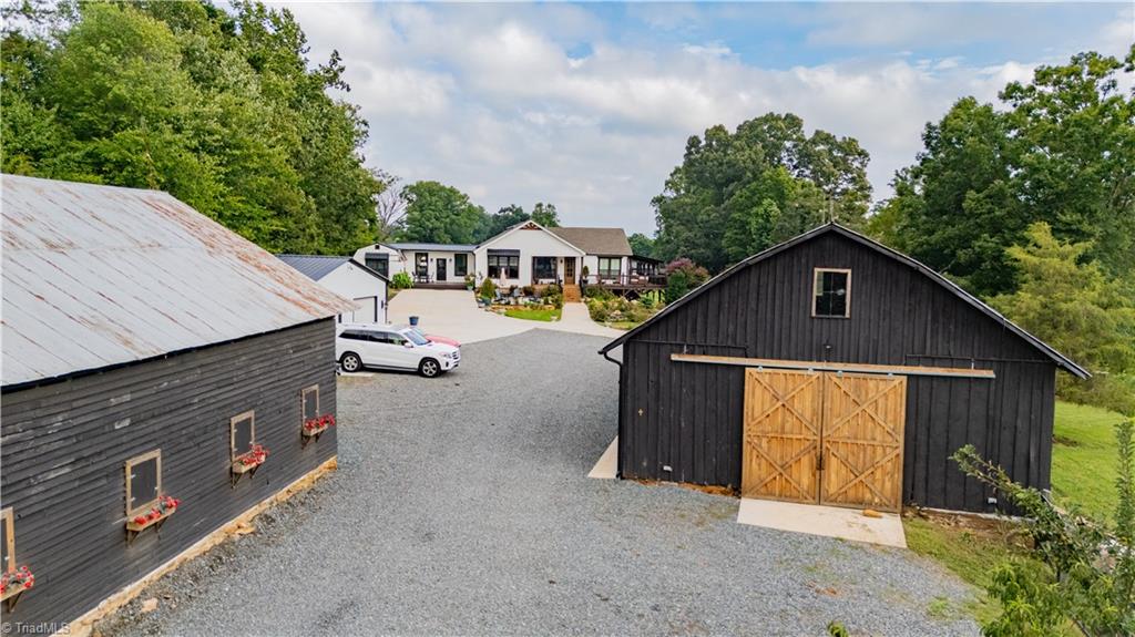 1009 Ray Loop Road Westfield, NC 27053 - Photo 6 of 45 Driveway towards the home and garage